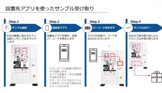 アドインテ、サンプル配布ができるAIICO自動販売機の設置と運用をコナミスポーツクラブで開始