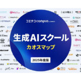 「コエテコキャンパス byGMO」が、2025年版『生成AIスクール カオスマップ』を公開
