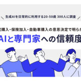 Mico、「生成AIと専門家への信頼度調査」